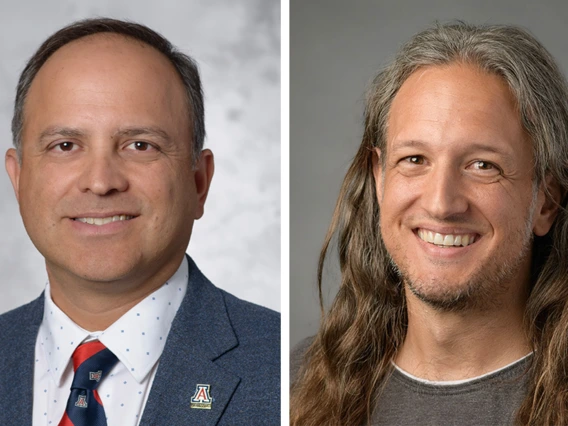 SIE Department Head Ricardo Valerdi; Director of Systems Engineering and associate professor Alejandro Salado