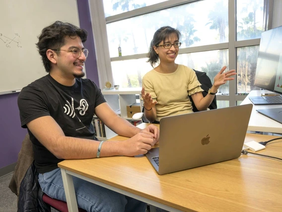 Student taking part in Place-based Health Informatics Research Education program at the University of Arizona College of Medicine.